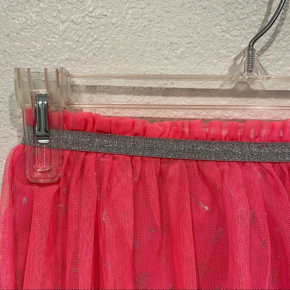 NWOT Kids Garanimals Girls Pink Glitter Mesh Skort Skirt Shorts Size 7